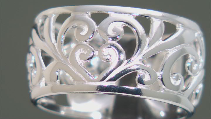 Sterling Silver Fleur De Lis Ring Video Thumbnail