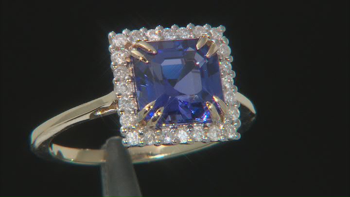 Blue Tanzanite 14K Yellow Gold Ring 2.62ctw Video Thumbnail