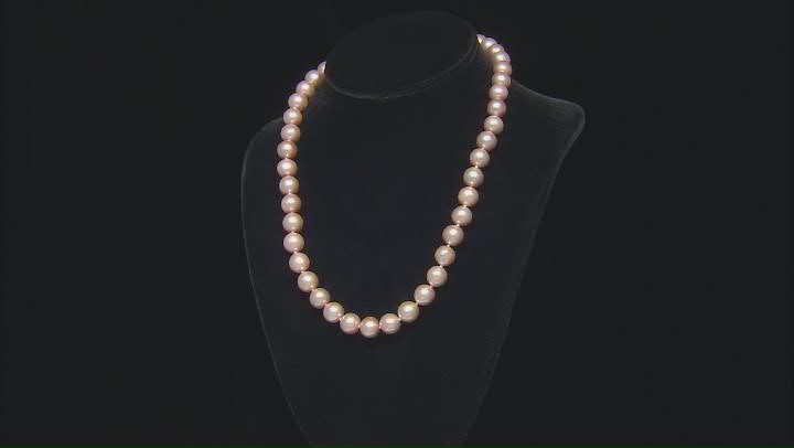 Genusis™ Lavender Cultured Freshwater Pearl Rhodium Over Sterling Silver 20" Necklace Video Thumbnail