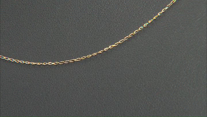 10K Yellow Gold Set of 3  Paperclip 18/20/24 Inch Chains Video Thumbnail