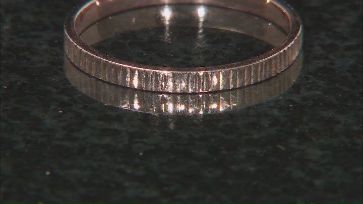 10K Rose Gold 2mm Polished Band Ring Video Thumbnail
