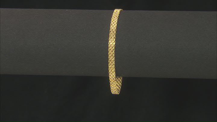 10K Yellow Gold 5.4mm Bismark Link Bracelet Video Thumbnail