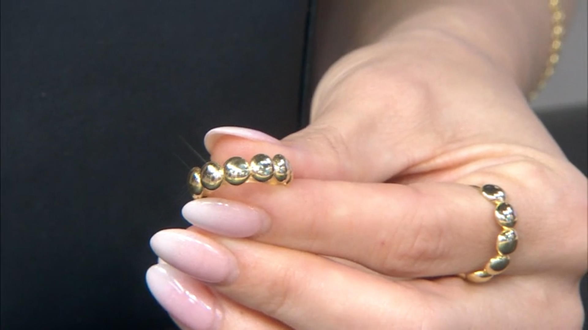 10K Yellow Gold Bead Ring Video Thumbnail