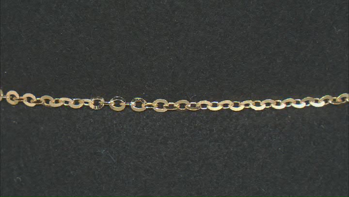 10k Yellow Gold 1.4mm Rolo Link Bracelet Video Thumbnail