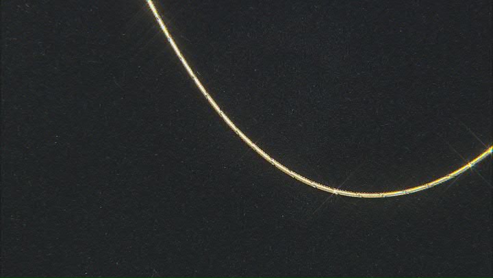 10k Yellow Gold Spiral Diamond-Cut Snake 18 Inch Chain Video Thumbnail