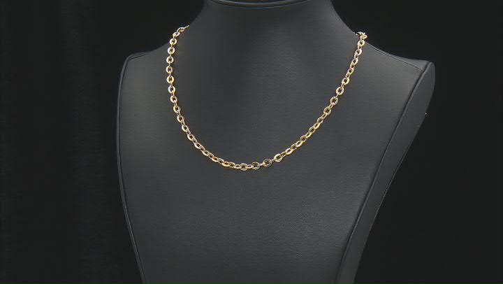 10k Yellow Gold 5mm Cable 20 Inch Chain Video Thumbnail