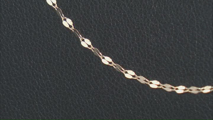 10k Yellow Gold 18 & 20 Inch 1.5mm Mirror Link Chain Set of 2 Video Thumbnail