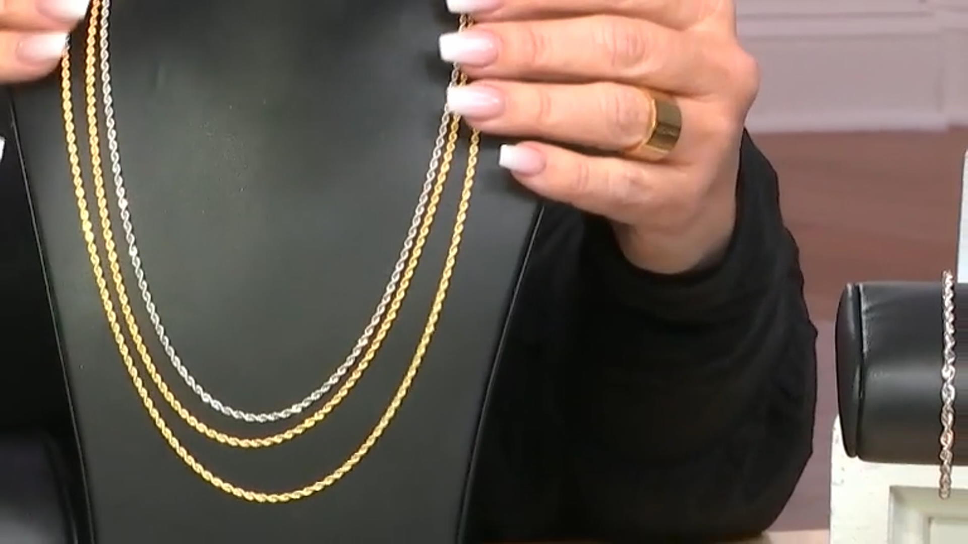 10K Yellow Gold 2.05MM Silk Rope 20 Inch Chain Video Thumbnail