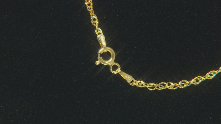 14K Yellow Gold Double Singapore 20 Inch Chain Video Thumbnail