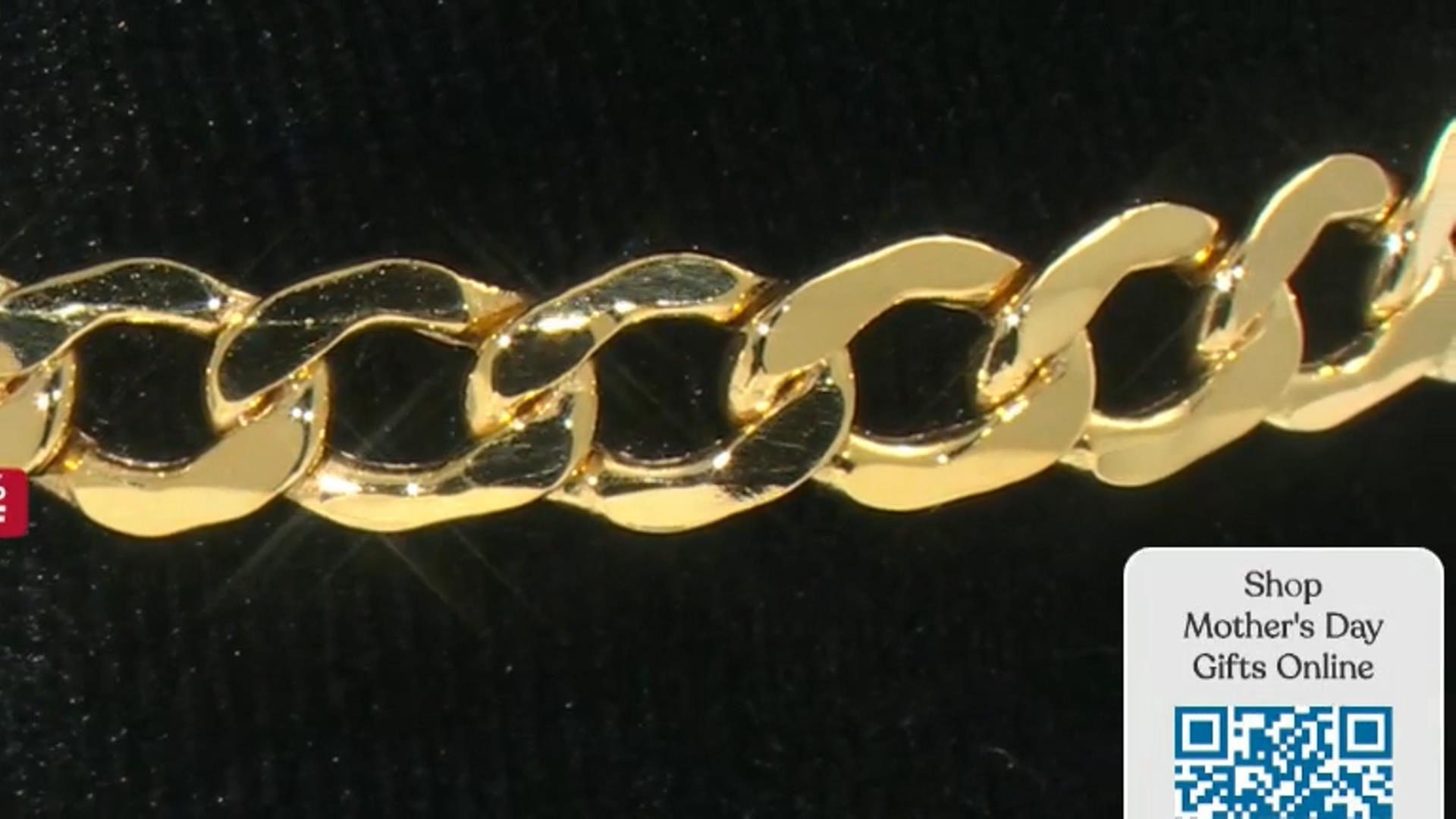 10K Yellow Gold 6.8MM Curb Bracelet Video Thumbnail