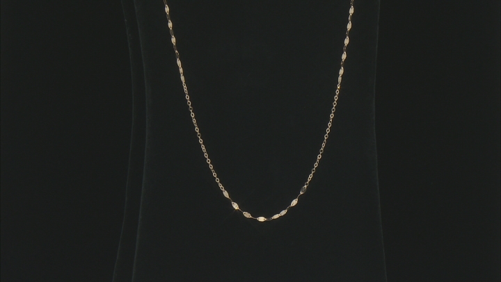 10K Yellow Gold 32 Inch Necklace Video Thumbnail