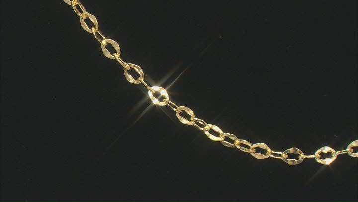 10K Yellow Gold 2.70MM Cable Chain 20 Inch Necklace Video Thumbnail