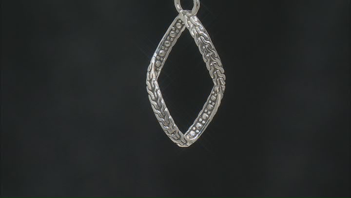 Sterling Silver Textured Pendant Video Thumbnail
