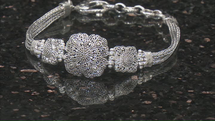 Artisan Collection of Bali™ Sterling Silver Bracelet Video Thumbnail