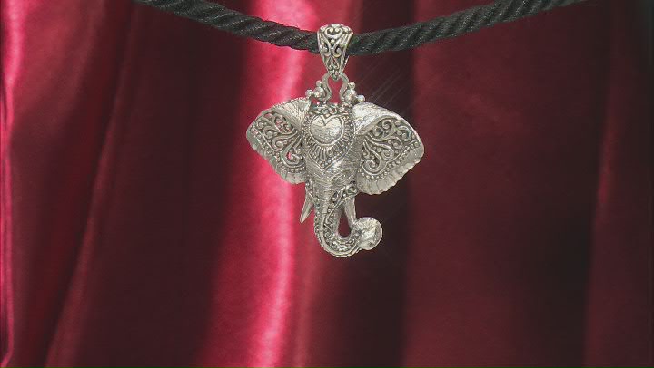 Sterling Silver Elephant Pendant Video Thumbnail