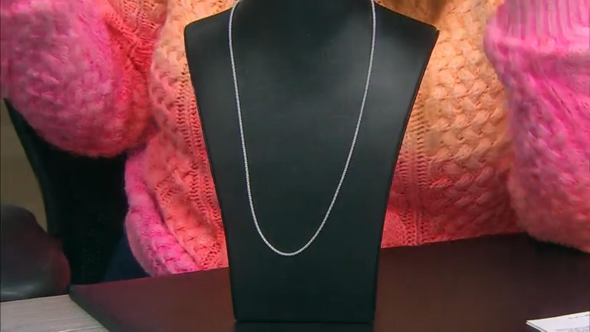 Rhodium Over Sterling Silver 18