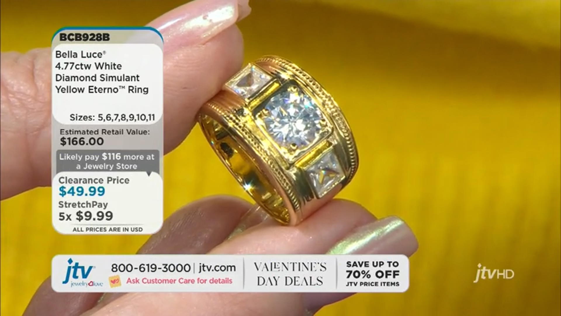 White Cubic Zirconia 18k Yellow Gold Over Sterling Silver Ring 4.77ctw Video Thumbnail