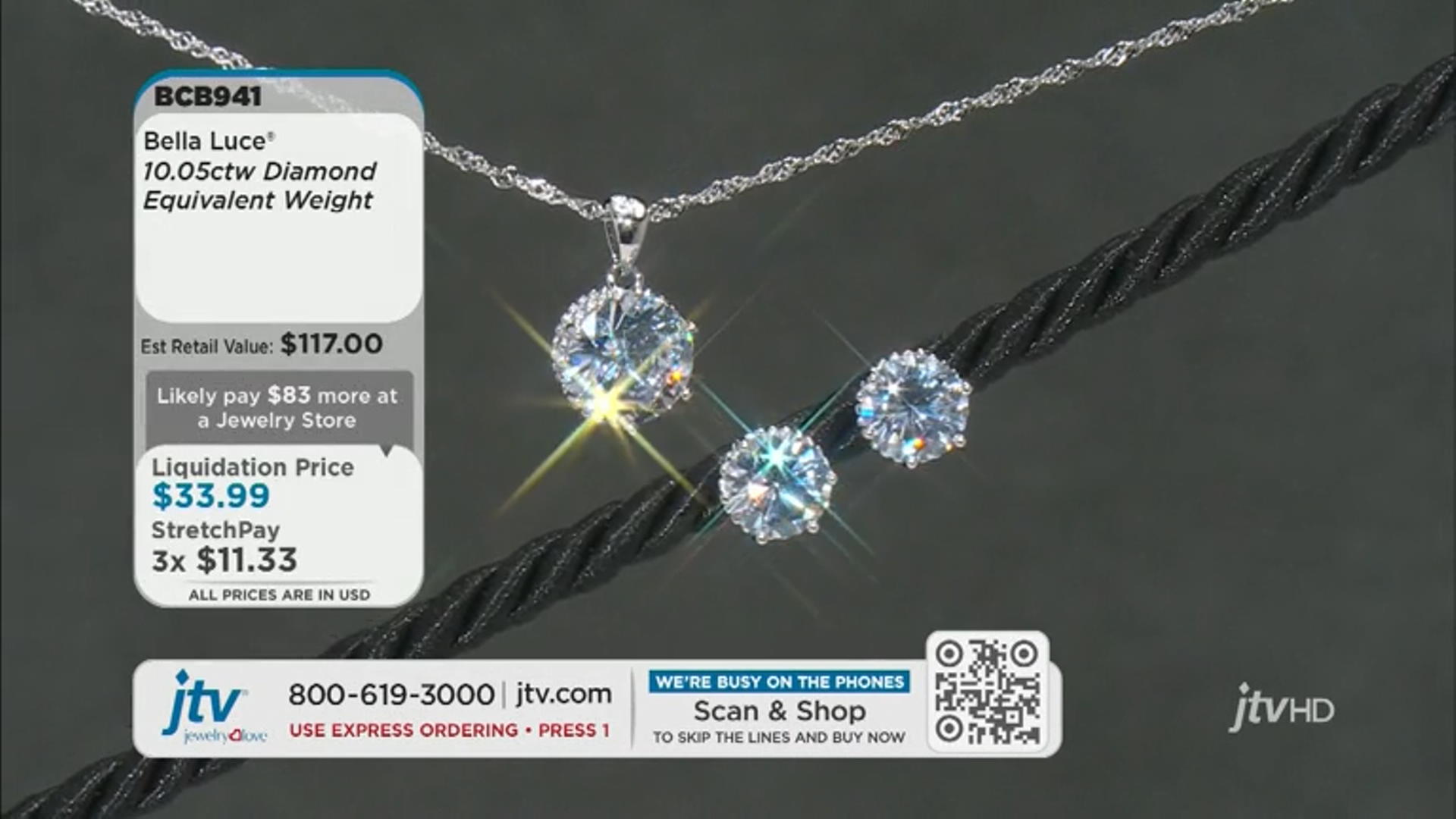 White Cubic Zirconia Rhodium Over Sterling Silver Jewelry Set 14.83ctw Video Thumbnail