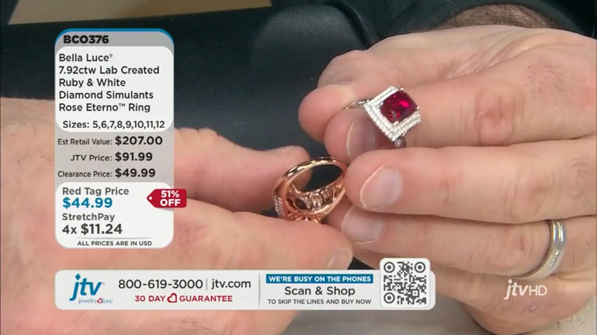 Lab Created Ruby And White Cubic Zirconia 18k Rose Gold Over Sterling Silver Ring 7.92ctw Video Thumbnail