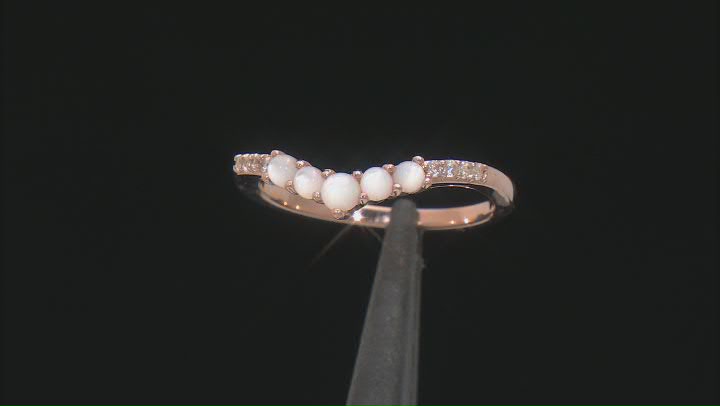 Pink Color Shift Garnet 18k Rose Gold Over Sterling Silver Ring Set Of 2 0.84ctw Video Thumbnail