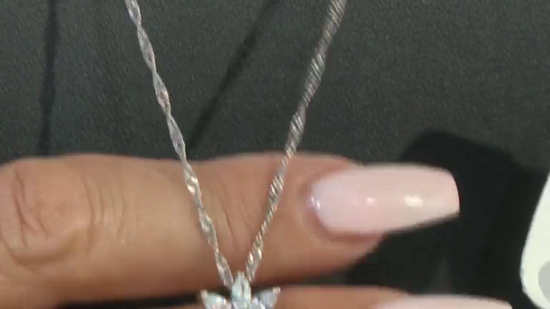 Cubic Zirconia Rhodium Over Sterling Silver Pendant With Chain (3.83ctw DEW) Video Thumbnail