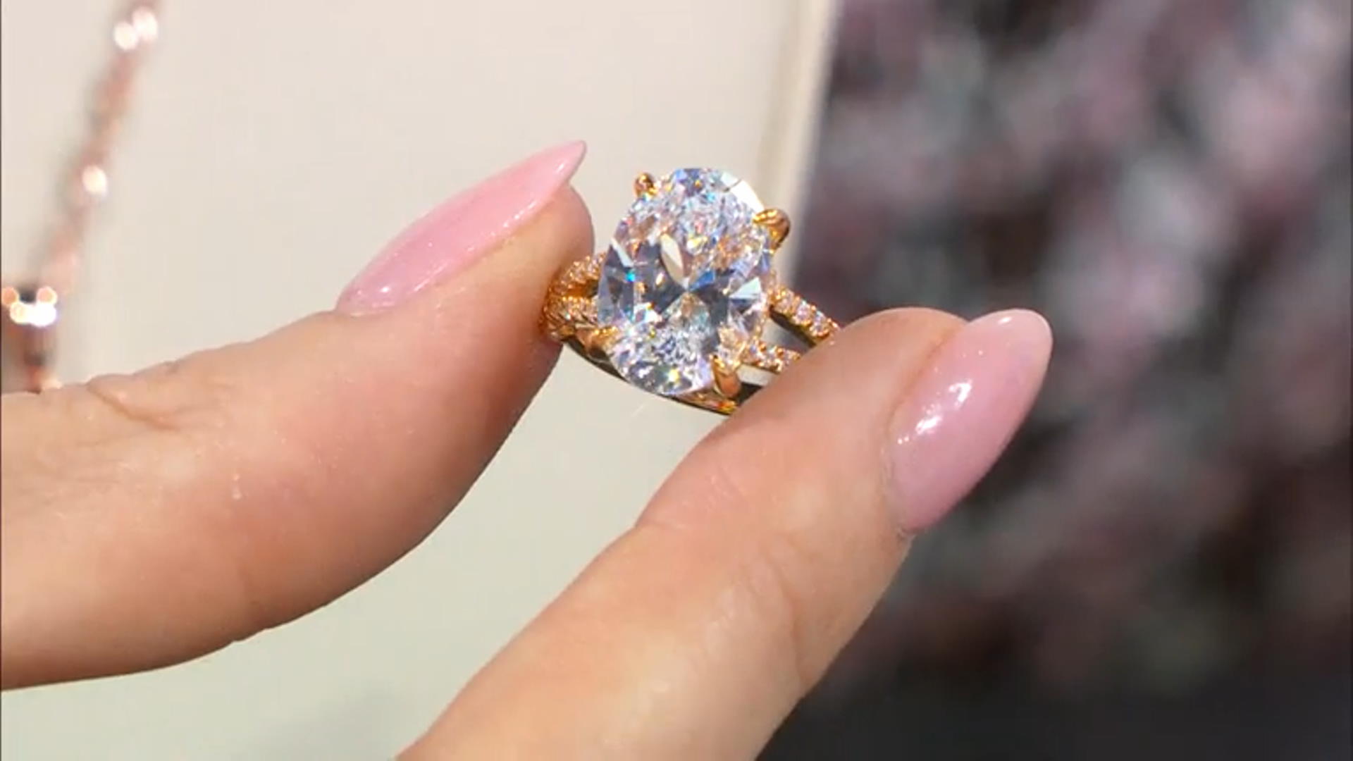 White Cubic Zirconia 18k Yellow Gold Over Sterling Silver Ring 10.69ctw Video Thumbnail
