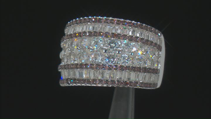 White Cubic Zirconia Rhodium Over Sterling Silver Ring 9.48ctw Video Thumbnail