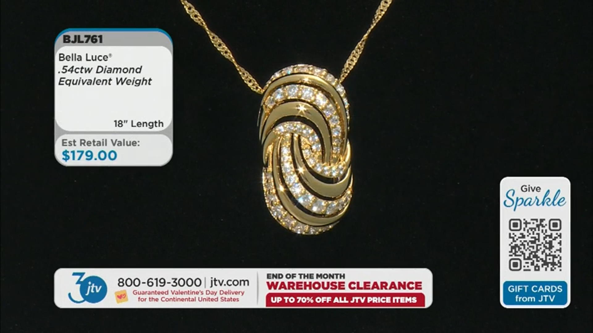 White Cubic Zirconia 18K Yellow Gold Over Sterling Silver Pendant With Chain 1.05ctw Video Thumbnail