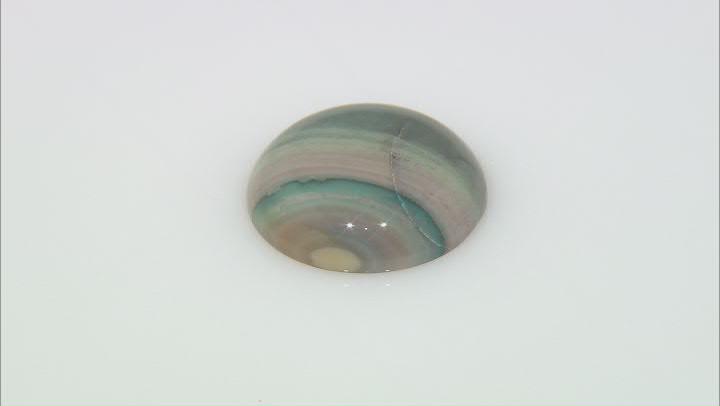 Chalcedony 20mm Round Cabochon 16.50ct Video Thumbnail