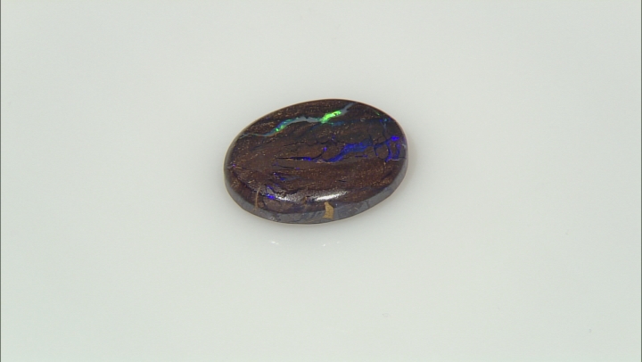 Boulder Opal in Matrix 20x15mm Oval Cabochon Video Thumbnail