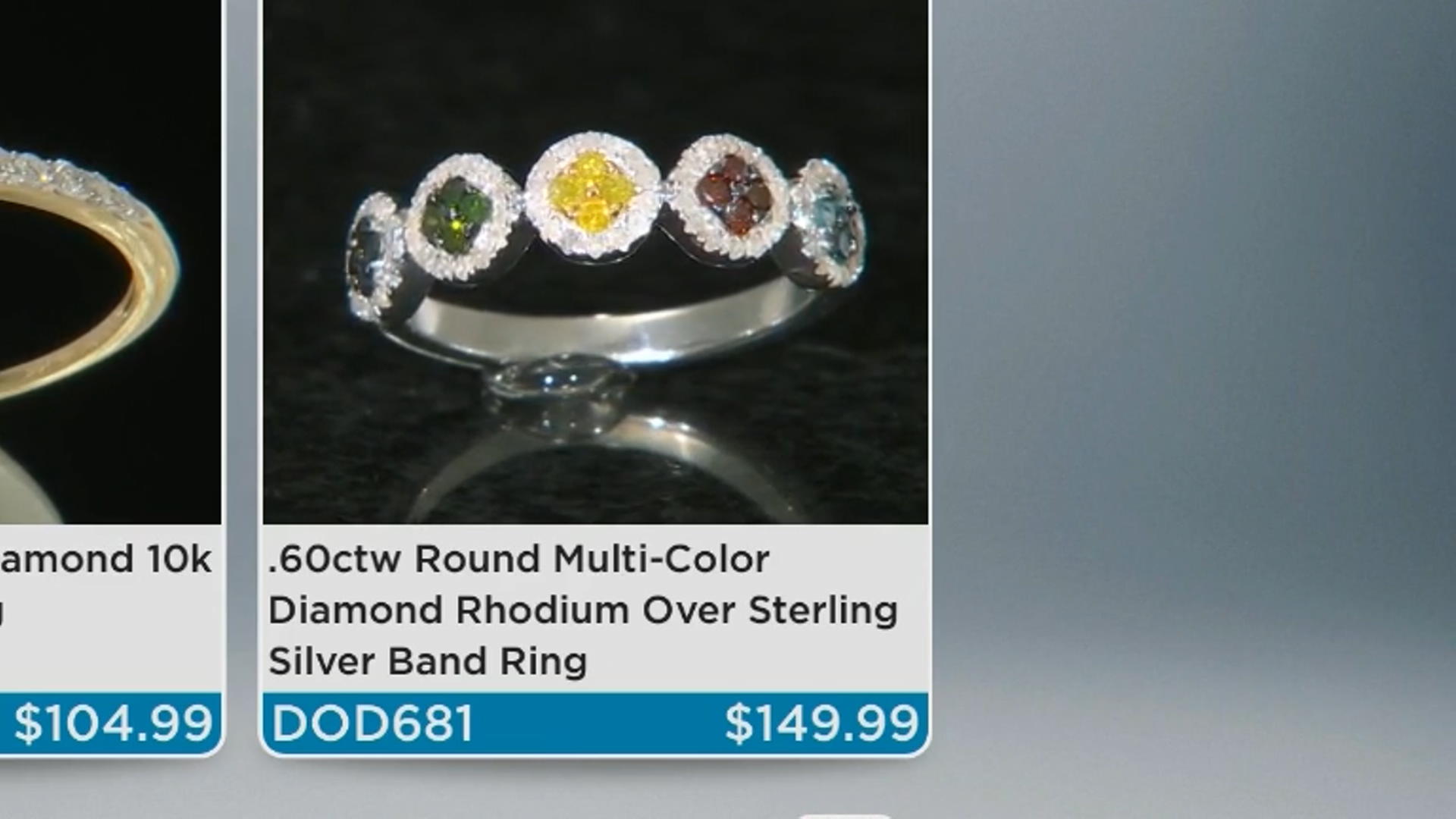 White Diamond 10k White Gold Band Ring 0.15ctw Video Thumbnail