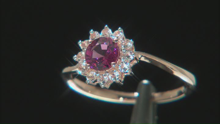 Pink Garnet 10k Rose Gold Ring 0.79ctw Video Thumbnail
