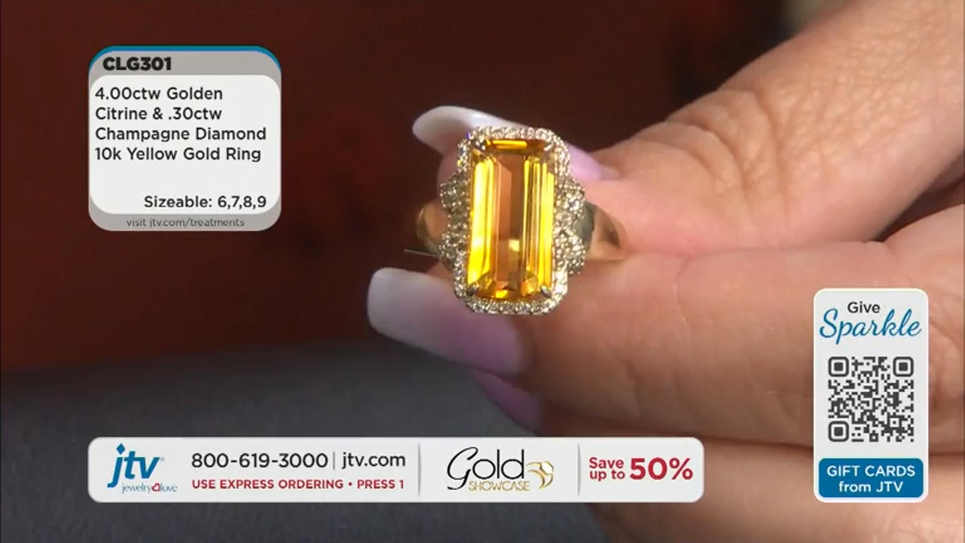 Golden Citrine 10k Yellow Gold Ring 4.30ctw Video Thumbnail