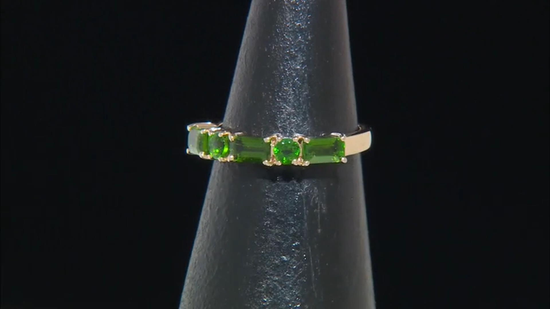 Chrome Diopside 10k Yellow Gold Ring 1.01ctw Video Thumbnail