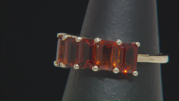 Maderia Citrine 10k Yellow Gold Ring 0.59ctw Video Thumbnail