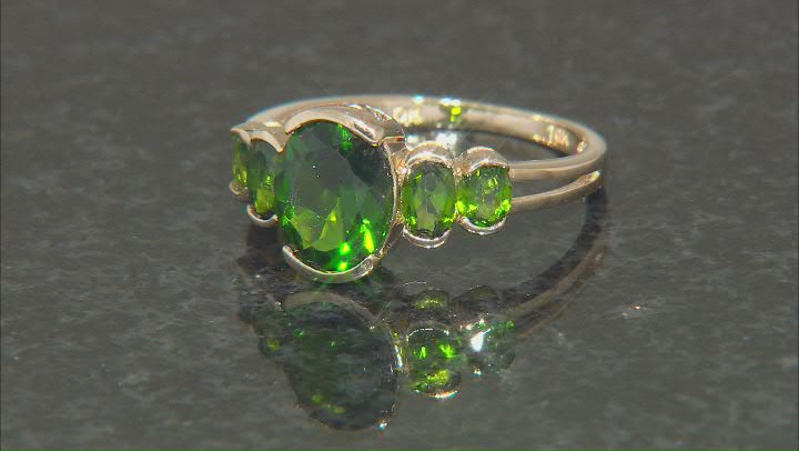 Chrome Diopside 10k Yellow Gold Ring 2.35ctw Video Thumbnail