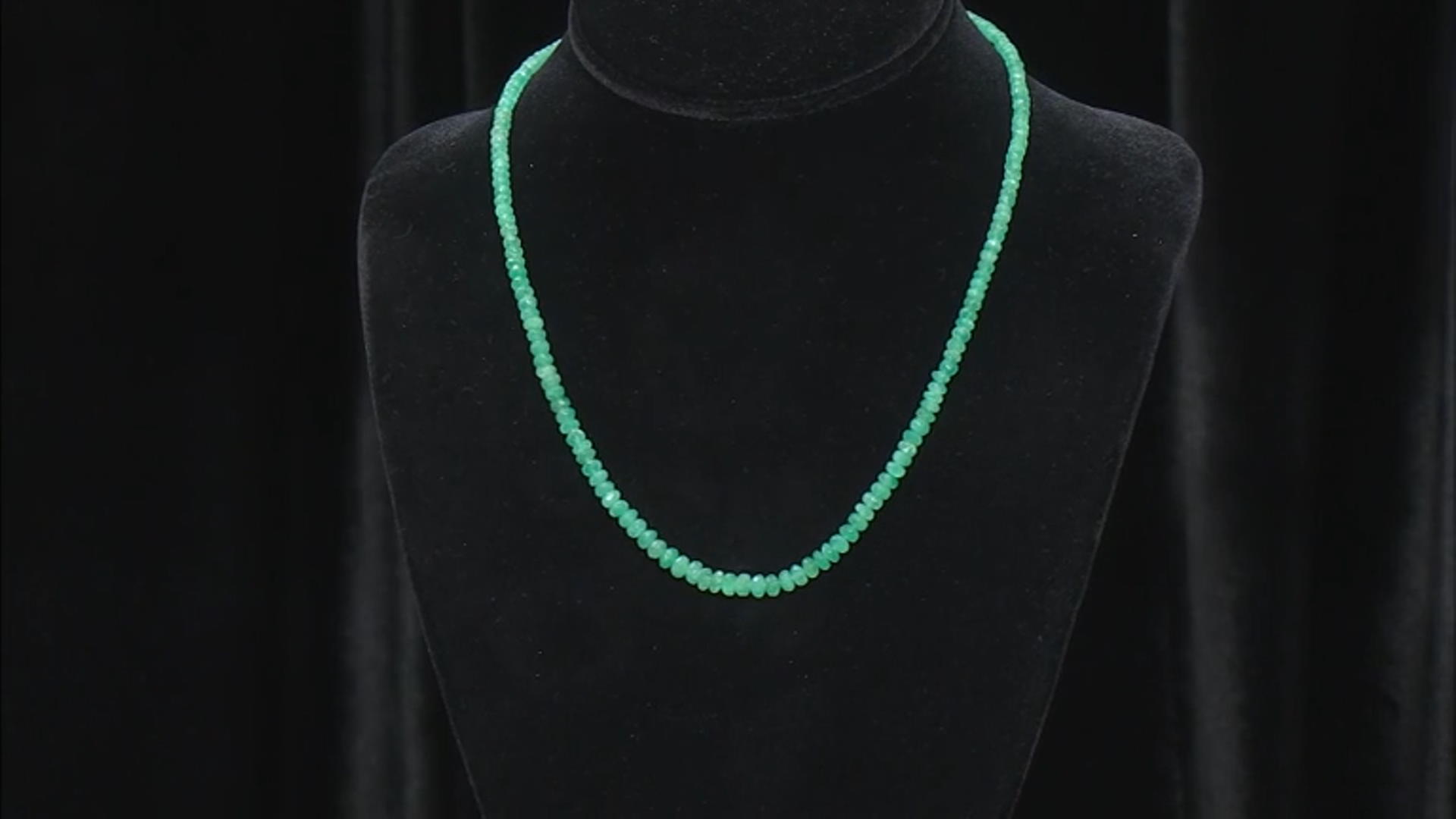 Emerald 14k Yellow Gold Necklace 50.00ctw Video Thumbnail