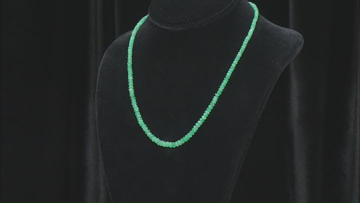 Emerald 14k Yellow Gold Necklace 50.00ctw Video Thumbnail