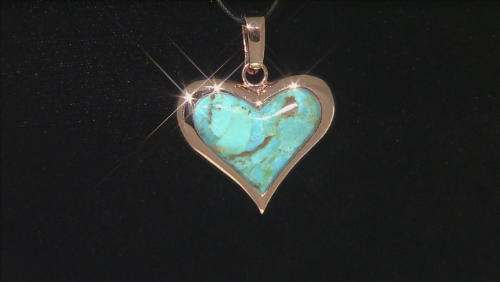 Blue Turquoise Copper Heart Enhancer Video Thumbnail