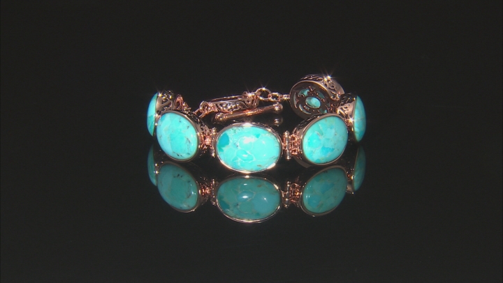 Turquoise Copper Bracelet Video Thumbnail