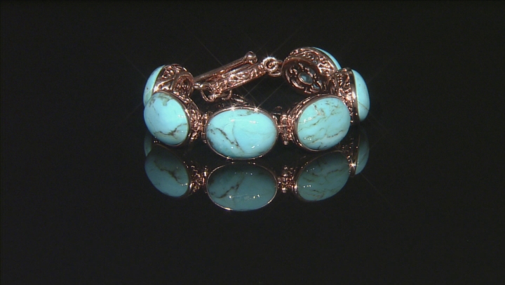 Turquoise Copper Bracelet Video Thumbnail