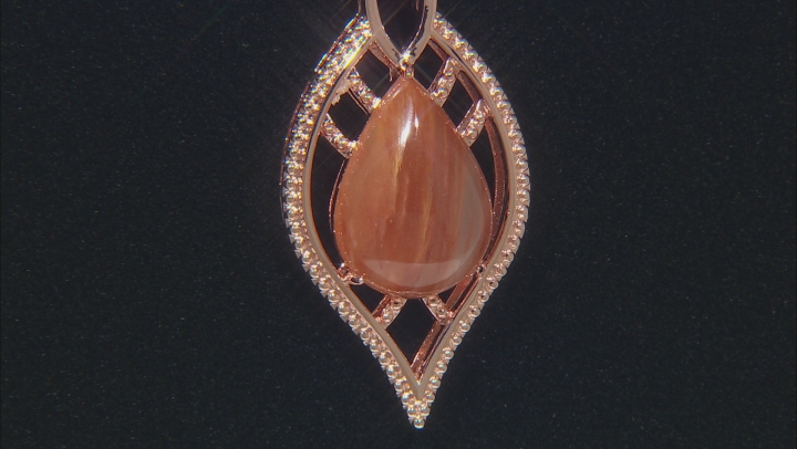 Red Sunstone Copper Enhancer with 3-strand chain Video Thumbnail