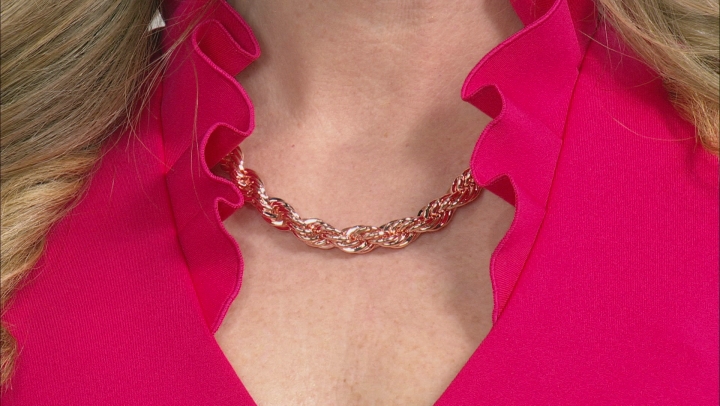 Copper Rope Chain Necklace Video Thumbnail