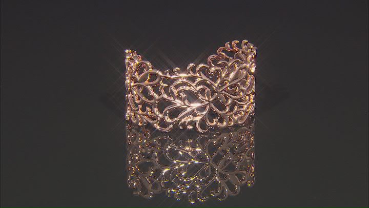 Copper Filigree Cuff Bracelet Video Thumbnail