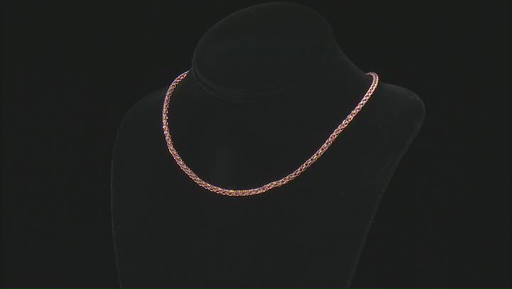 18" Copper Spiga Chain Necklace Video Thumbnail