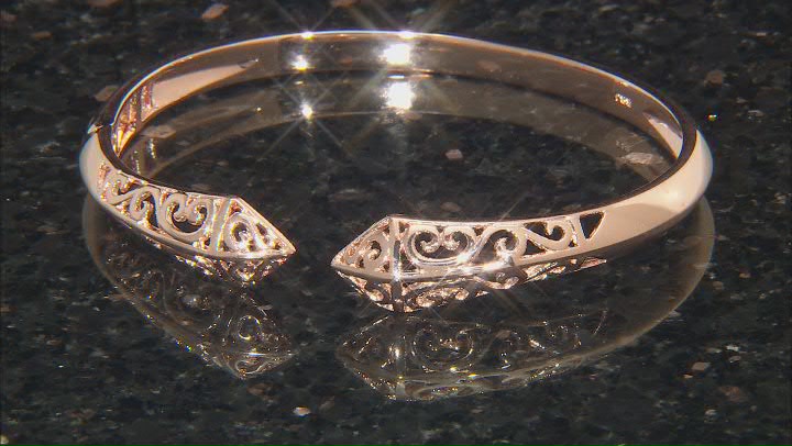 Copper Filigree Cuff Bracelet Video Thumbnail