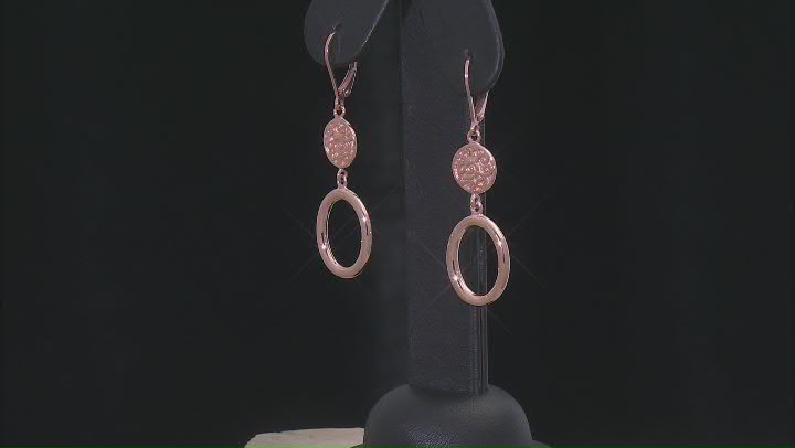 Copper Dangle Earrings Video Thumbnail