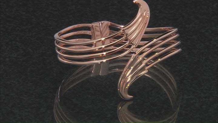 Copper Hinged Cuff Bracelet Video Thumbnail