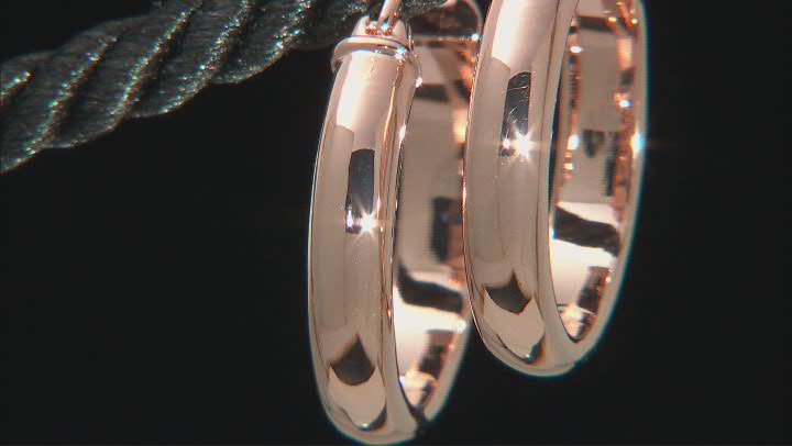 Timna Jewelry Collection™ Copper Hoop Earrings Video Thumbnail
