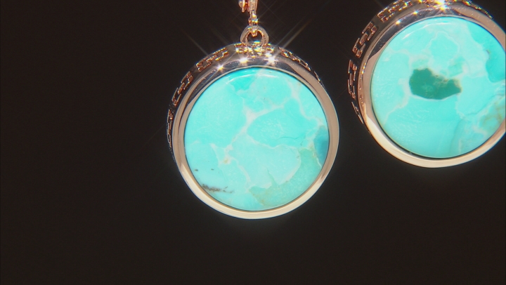Turquoise Copper Earrings Video Thumbnail